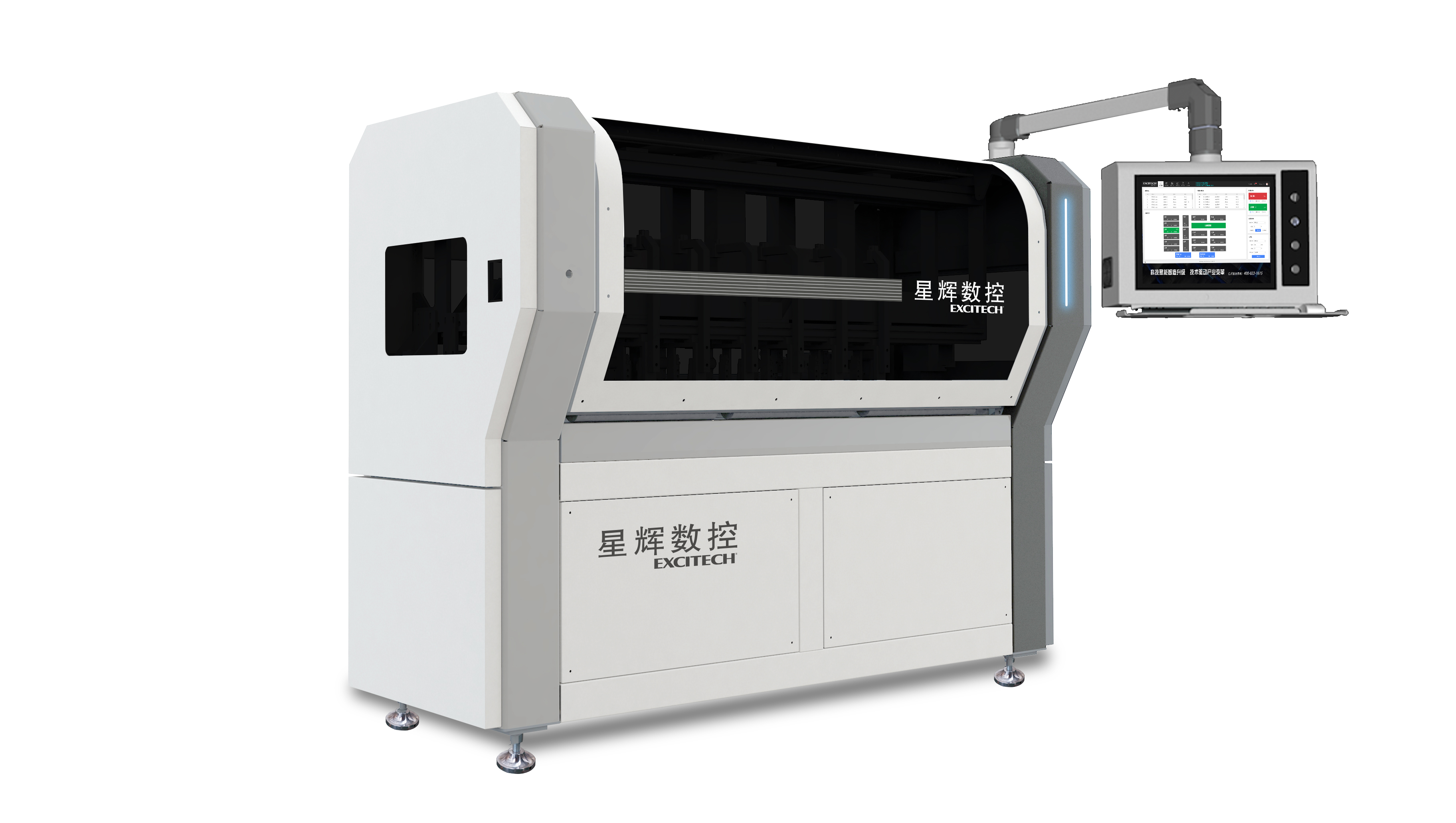 Машина для виготовлення коробок Excitech CNC 2300, деталі продукту відображаються!
