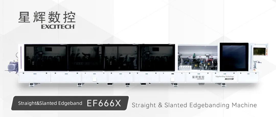 EF666X коса та пряма кромкооблицювальна машина， Одна машина з двома функціями, вибір якості.