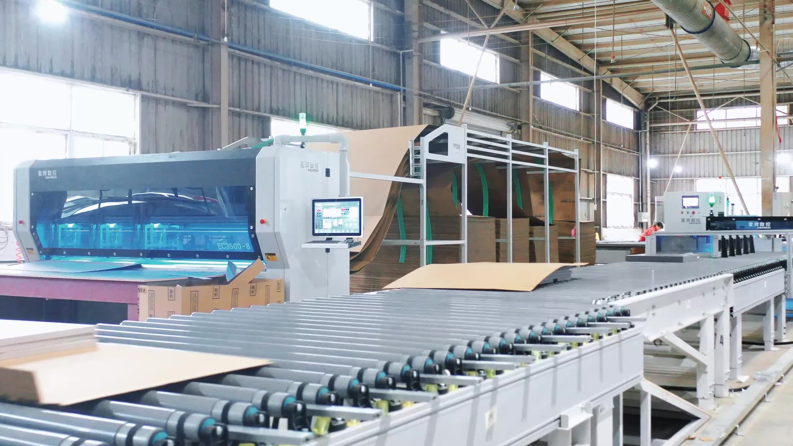 Розподіл випадків Exitech CNC Sicuan Chengdu Project Project Line.